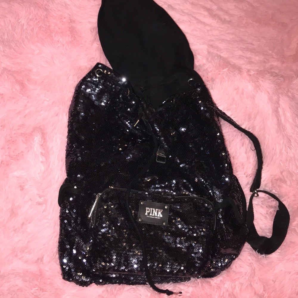 PINK Sequin Backpack